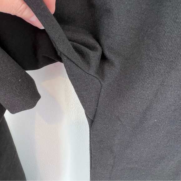 A‎ New Day Womens High Waist Ponte Leggings Knit Black Slimming Warm Large/XL - Picture 14 of 16